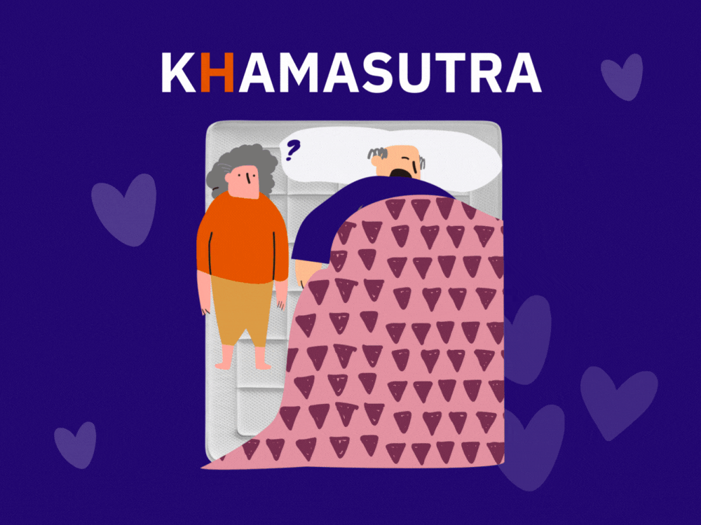 Diseño en gif sobre KHAMASUTRA